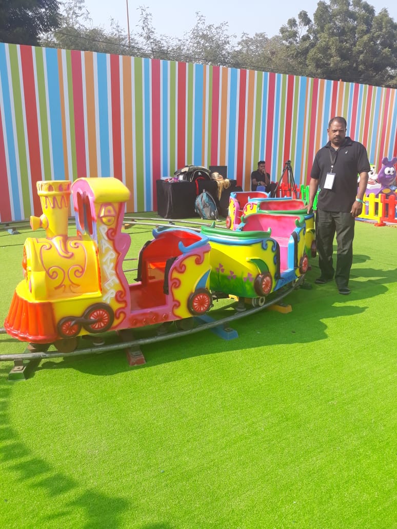  Kids Train Ride in ajemr road